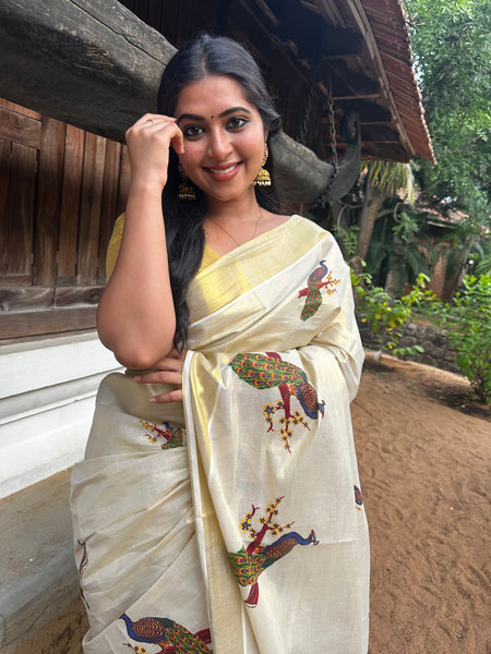 Christmas Saree