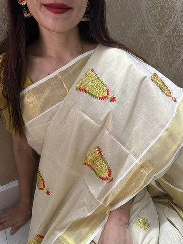 Christmas Saree