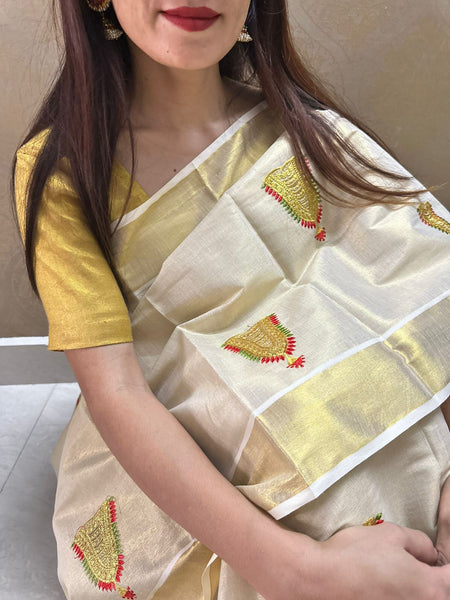 Christmas Saree