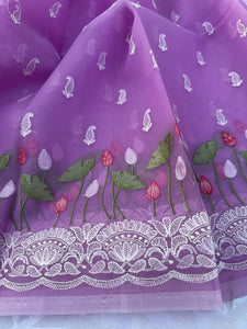 Mixed Fabric Saree