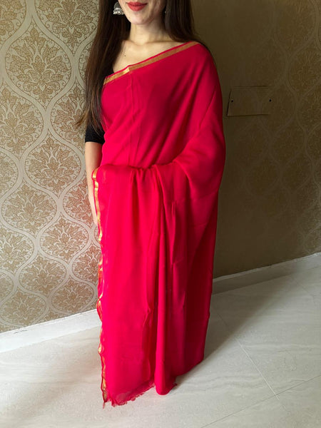 Mixed Fabric Saree