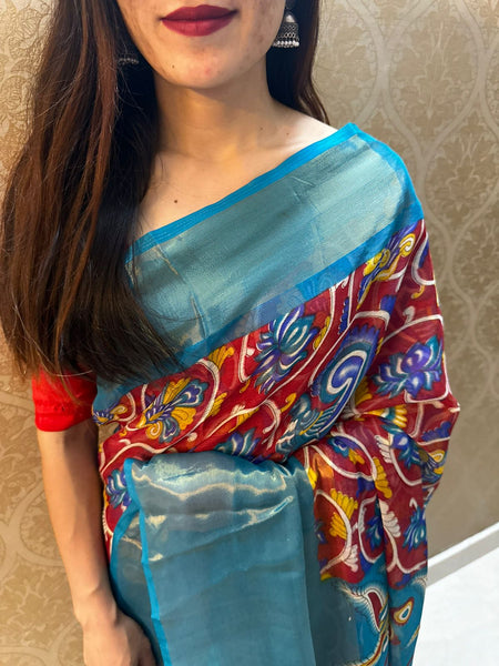 Mixed Fabric Saree