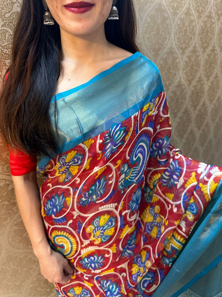 Mixed Fabric Saree