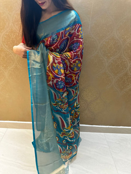 Mixed Fabric Saree