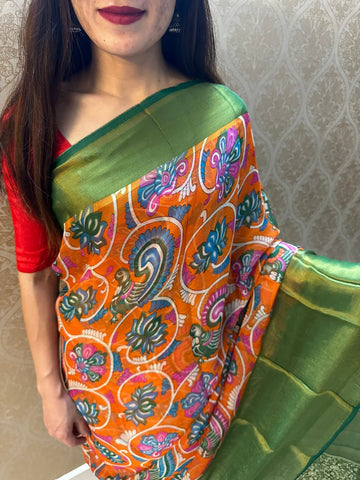 Mixed Fabric Saree