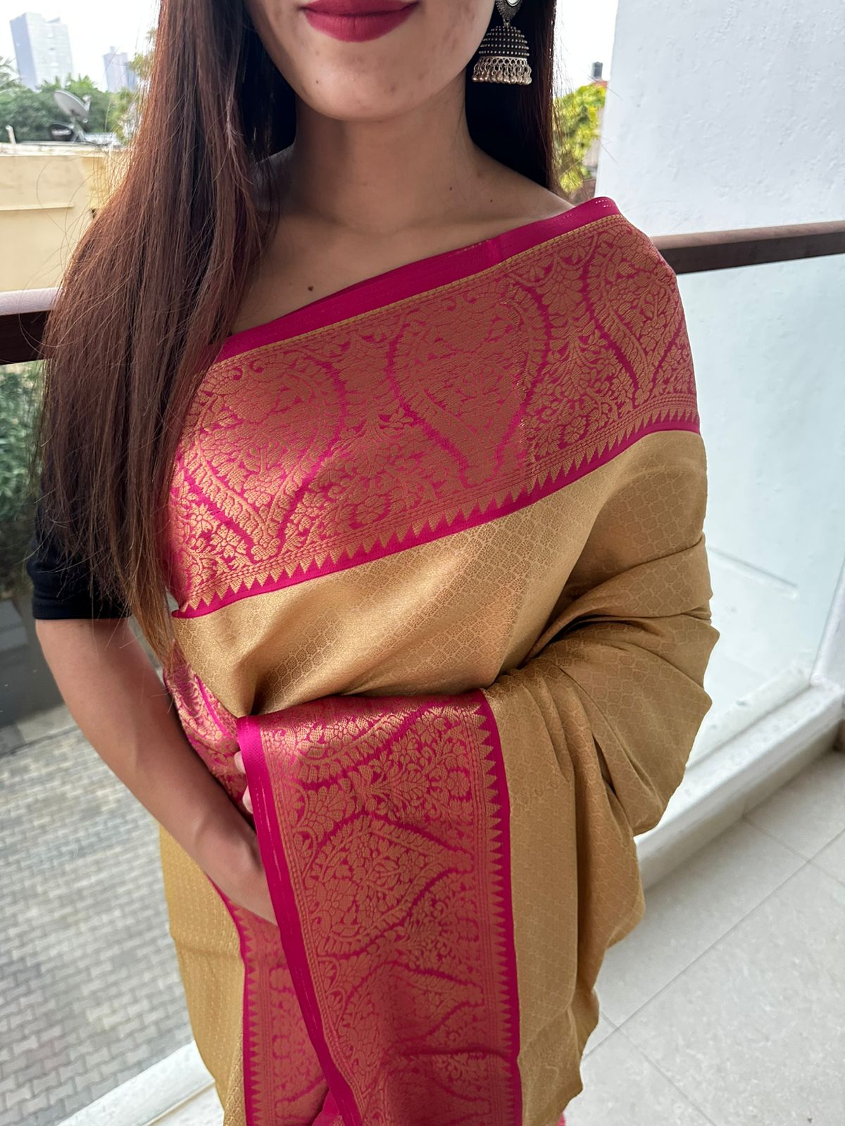 Christmas Saree