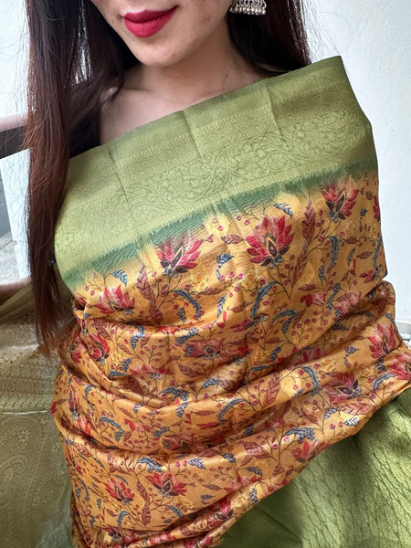 Mixed Fabric Saree