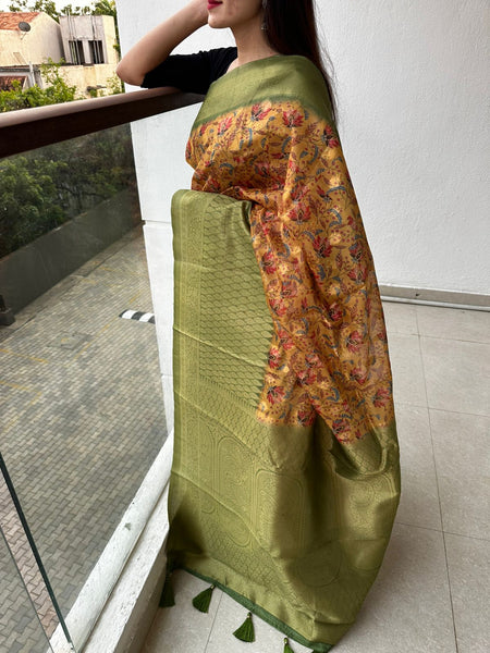 Mixed Fabric Saree