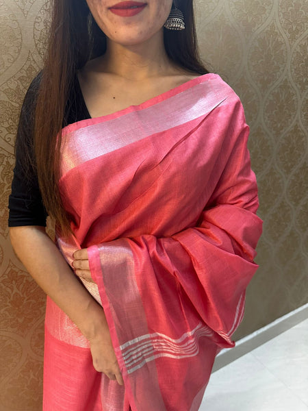 Linen Saree