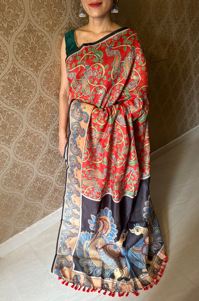 Mixed Fabric Saree