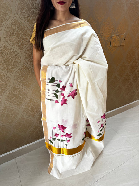 Christmas Saree