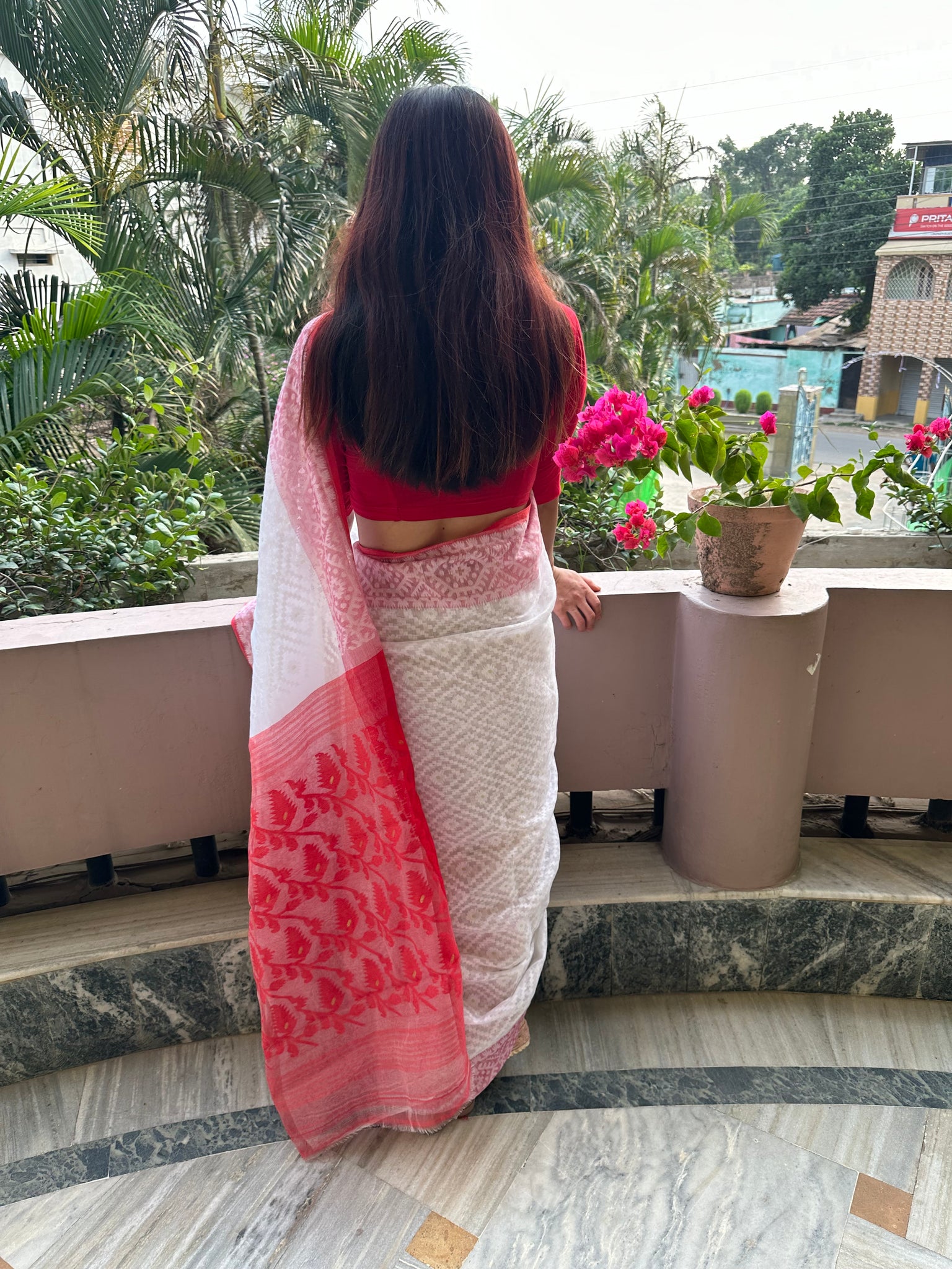 Christmas Saree