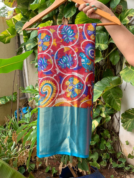 Mixed Fabric Saree