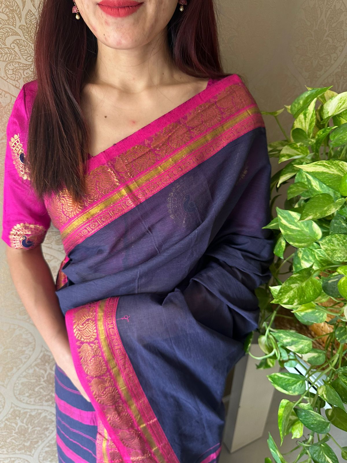 Cotton saree