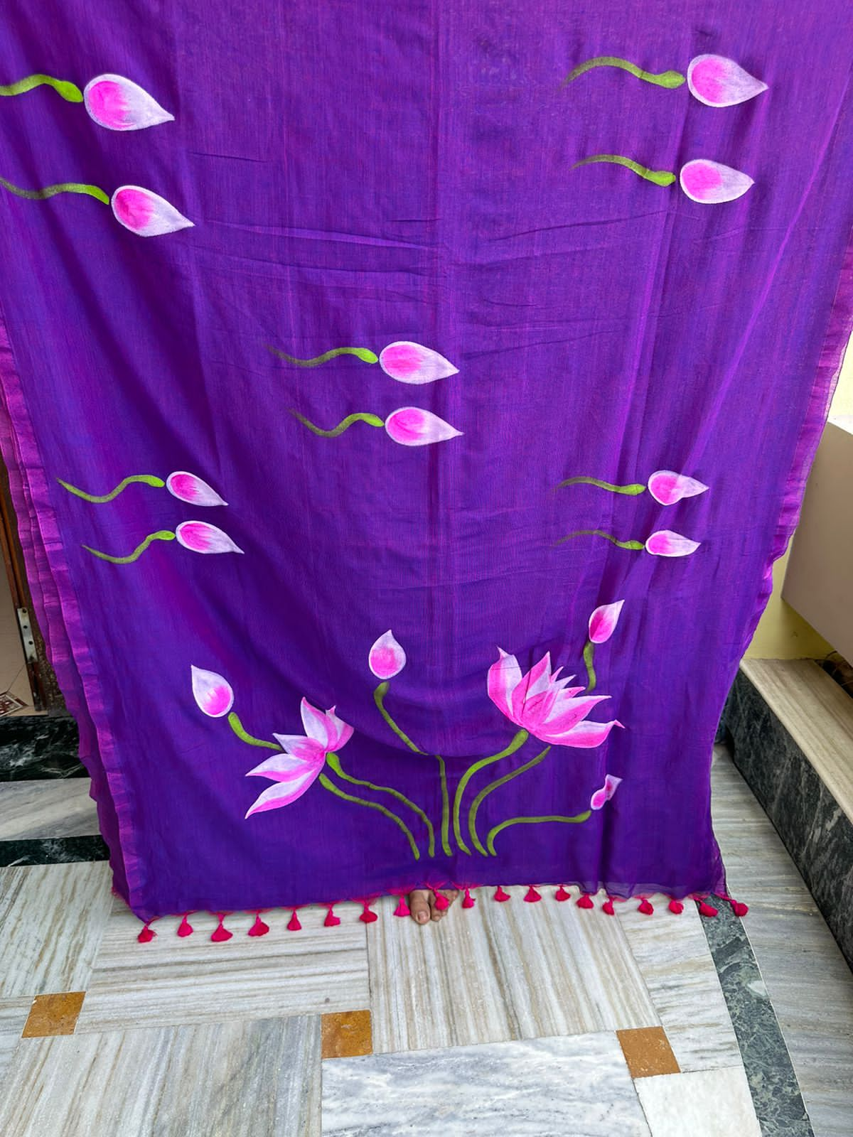 Linen Saree