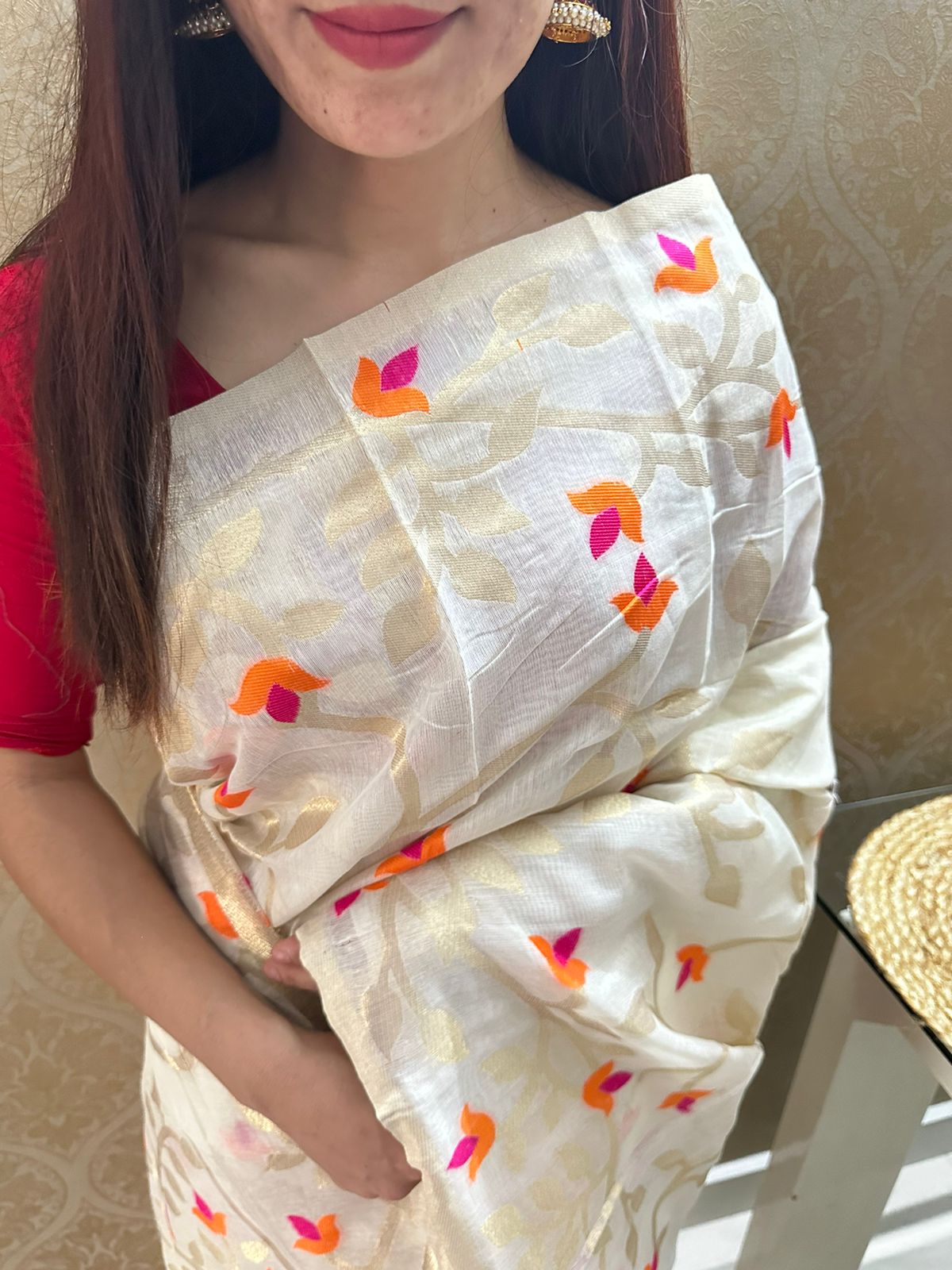 Christmas saree