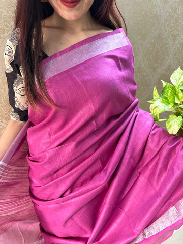 Linen Saree