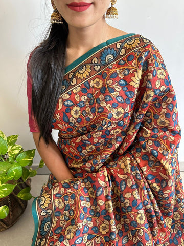 Mixed Fabric Saree