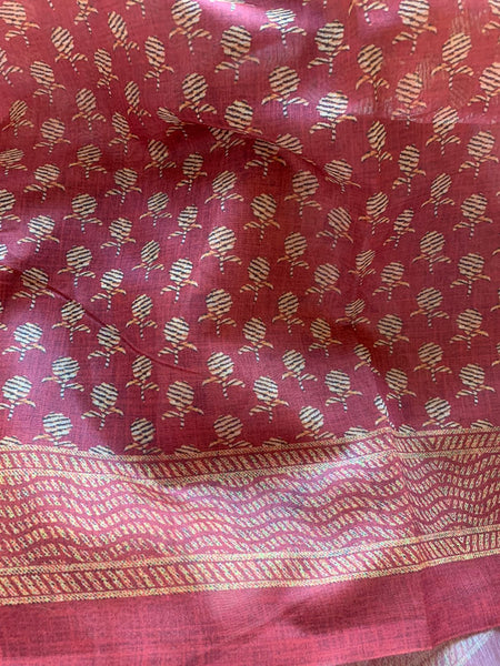 Mixed Fabric Saree